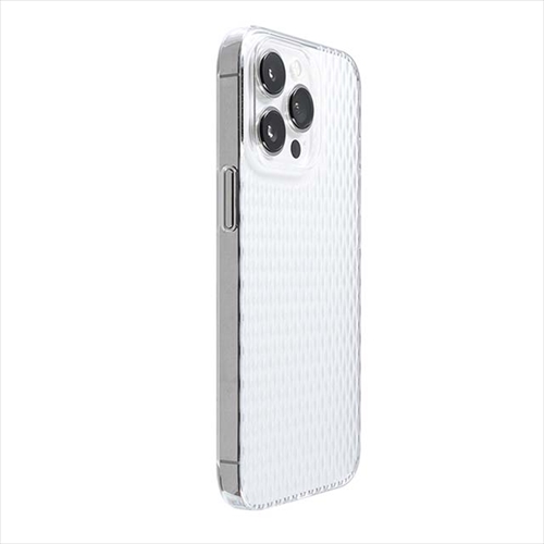【Web限定】Air Jacket "kiriko" for iPhone 14 Pro Max 米つなぎ(クリア)