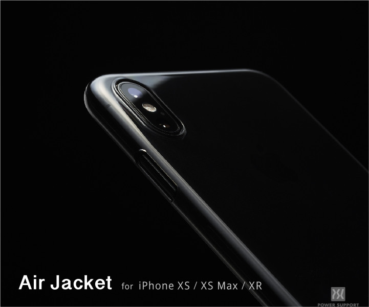 Air Jacket for iPhone XS Max (Rubber Black) | POWER SUPPORT(パワーサポート)