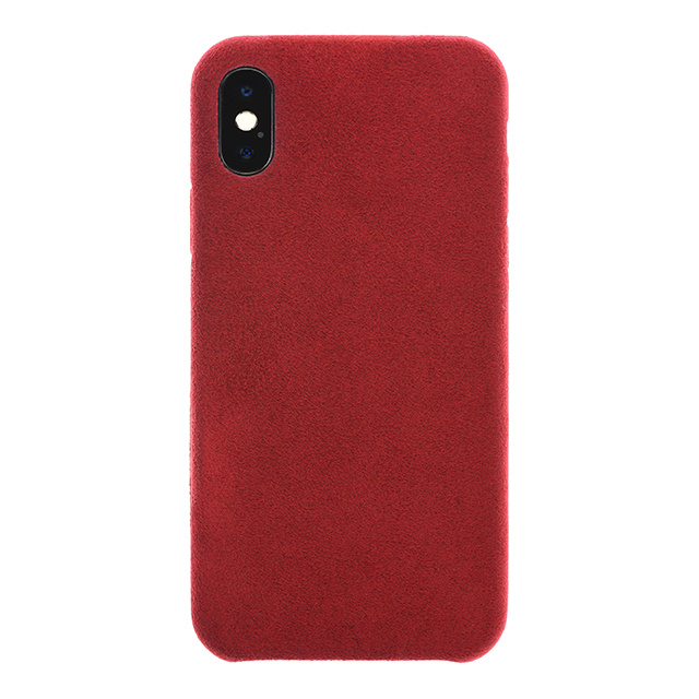 Ultrasuede(R) Air Jacket for iPhone XS/X (Red)