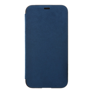 Ultrasuede(R) Flip Case for iPhone X (Blue)